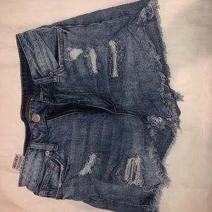 Joes jeans distressed jean shorts